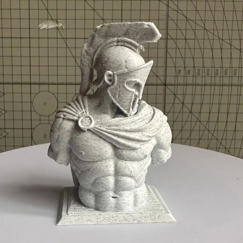 Bustes de guerriers spartiates — collection 3D — vue 4