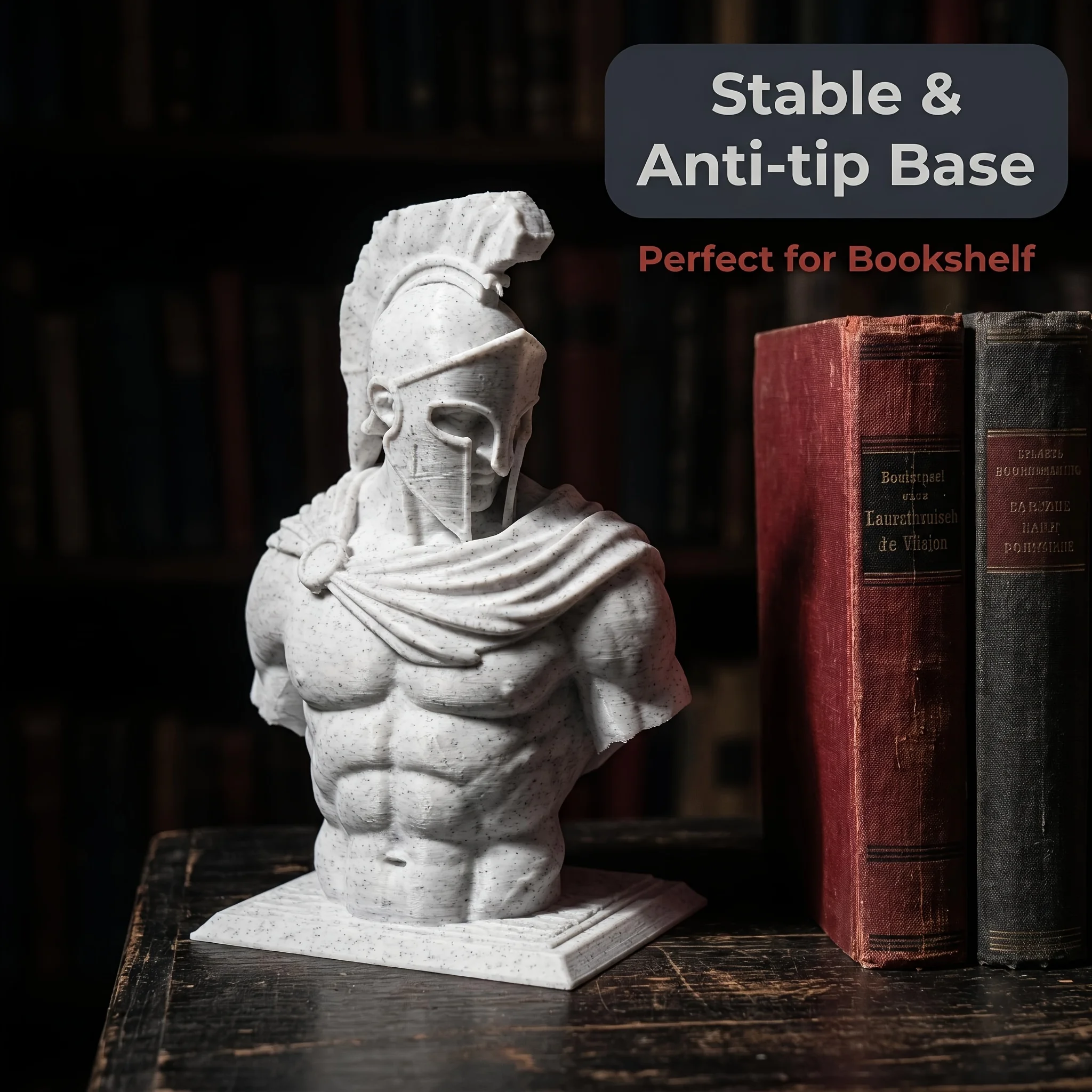 Bustes de guerriers spartiates — collection 3D