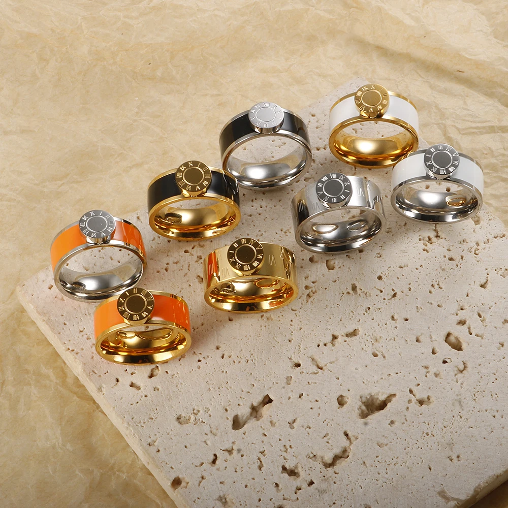 Bague médaillon romain — couleurs émaillées — vue 5