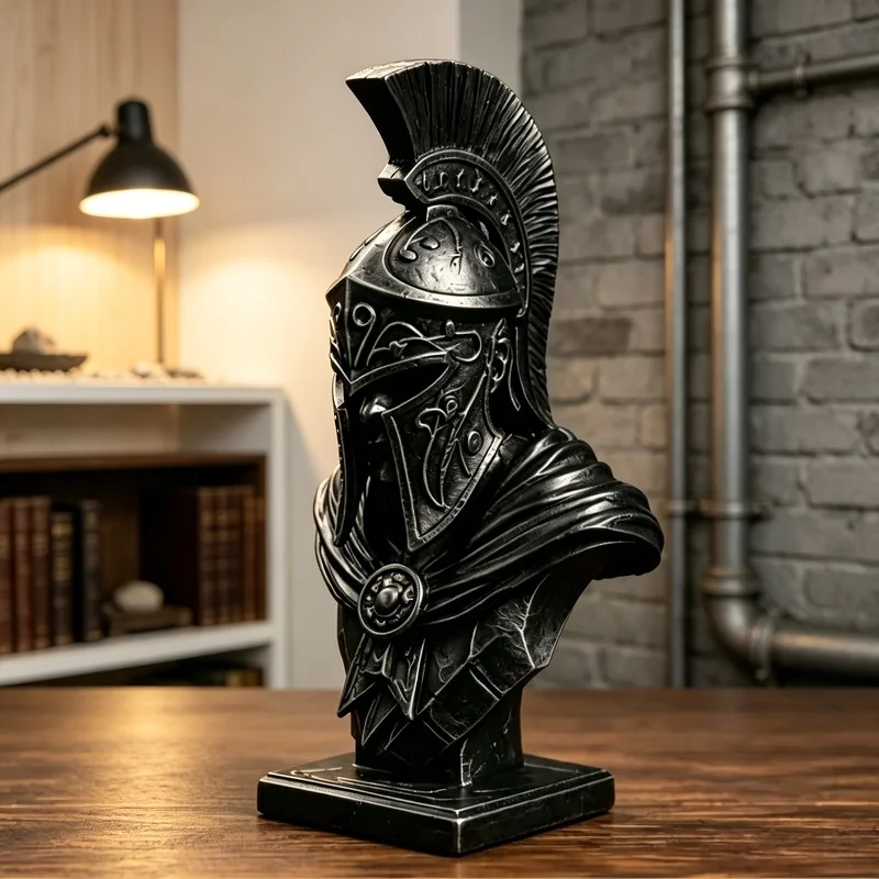 Buste spartiate noir — 12 cm — vue 2