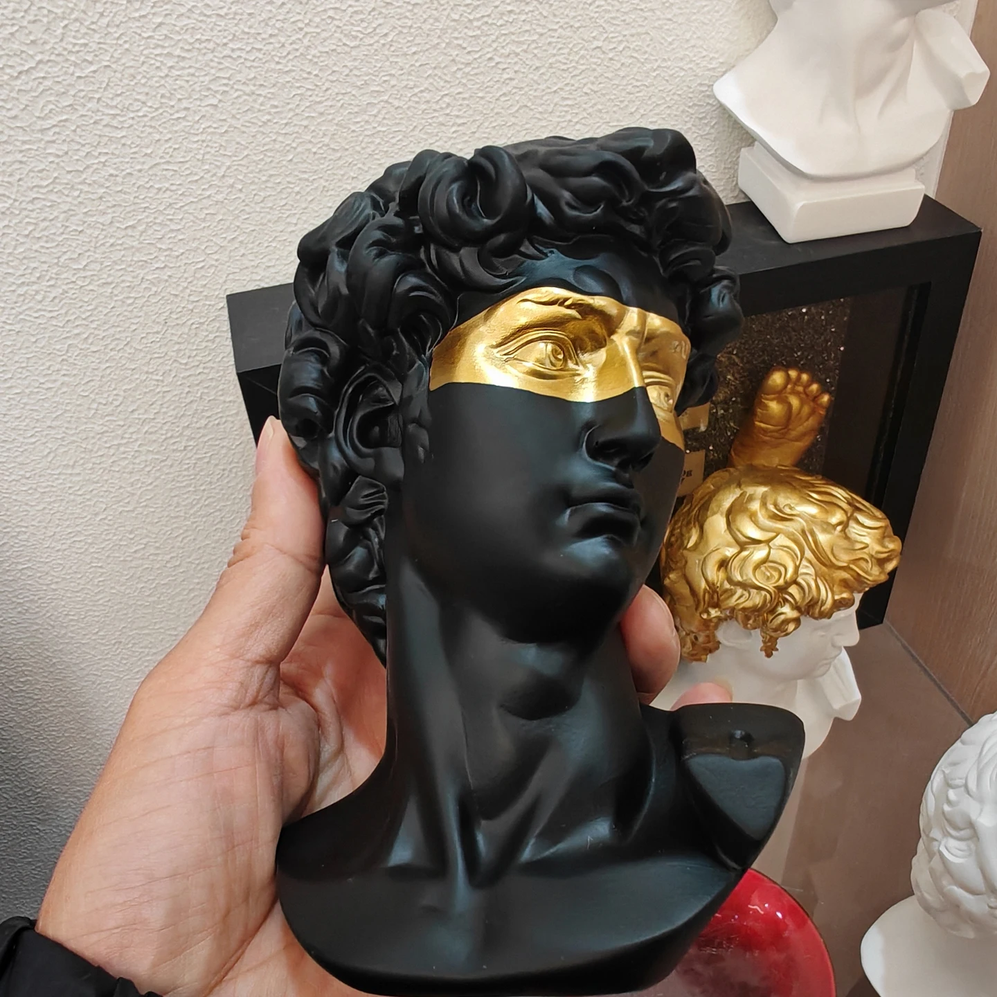 Buste de David au bandeau doré — 15 cm — vue 2