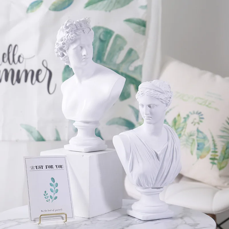 Bustes décoratifs classiques — David et figures féminines — vue 3