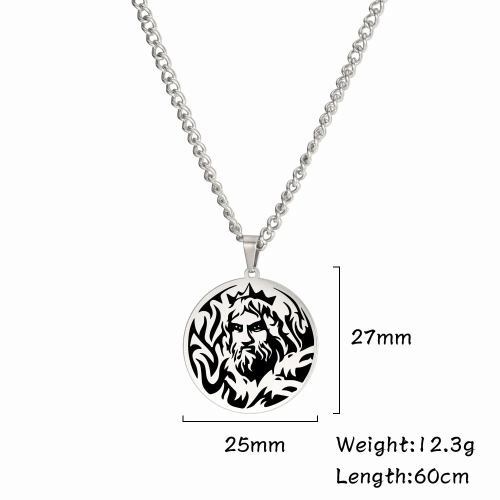 Collier dieux grecs — médaillon de 25 mm — vue 6