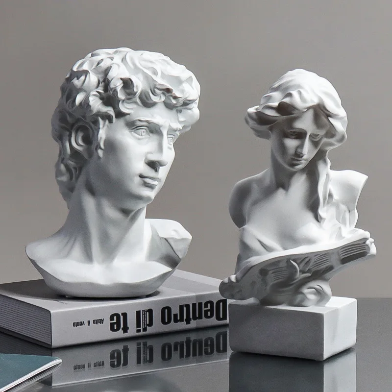 Bustes décoratifs classiques — David et figures féminines — vue 2