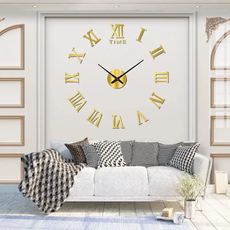 Horloge chiffres romains à poser au mur — 40 cm — vue 3