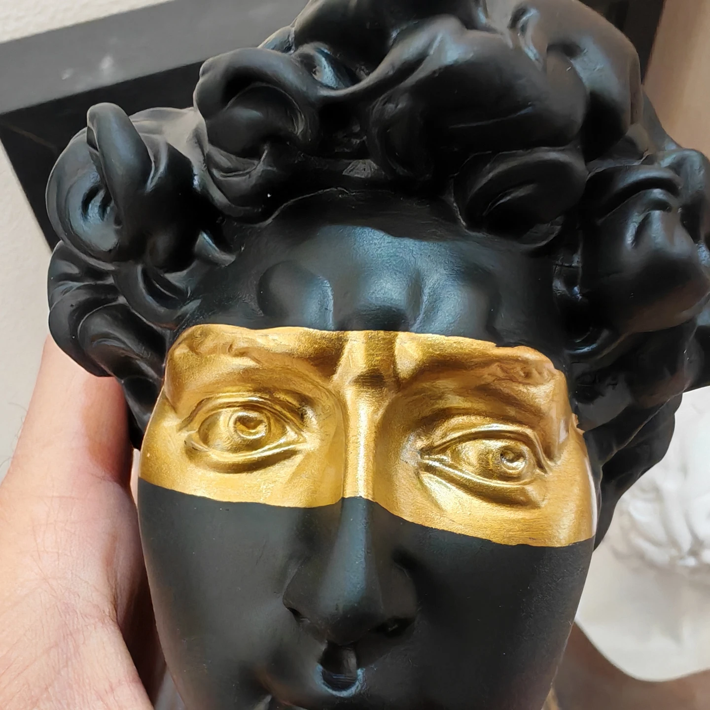 Buste de David au bandeau doré — 15 cm — vue 3