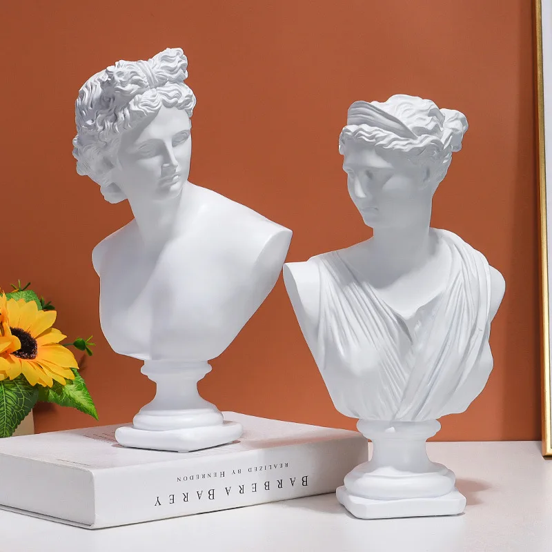 Bustes décoratifs classiques — David et figures féminines