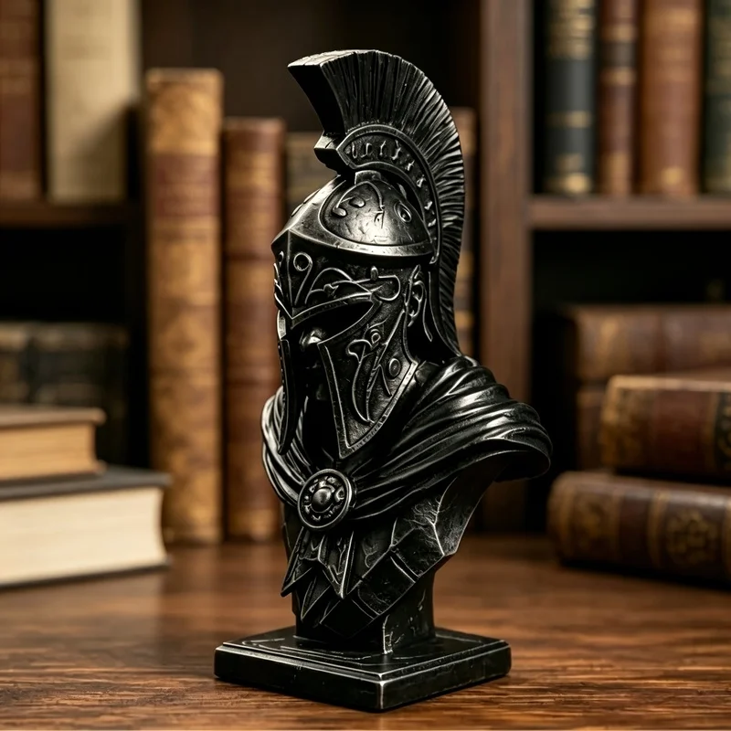 Buste spartiate noir — 12 cm — vue 3