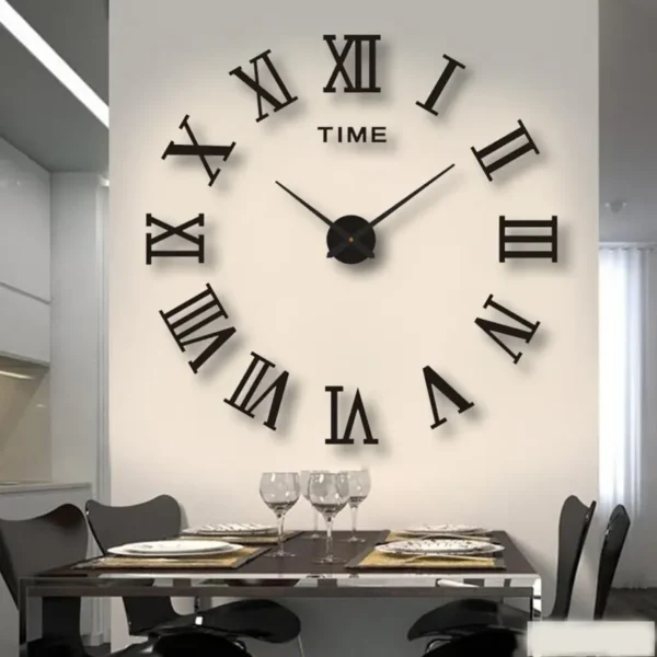 Horloge chiffres romains à poser au mur — 40 cm