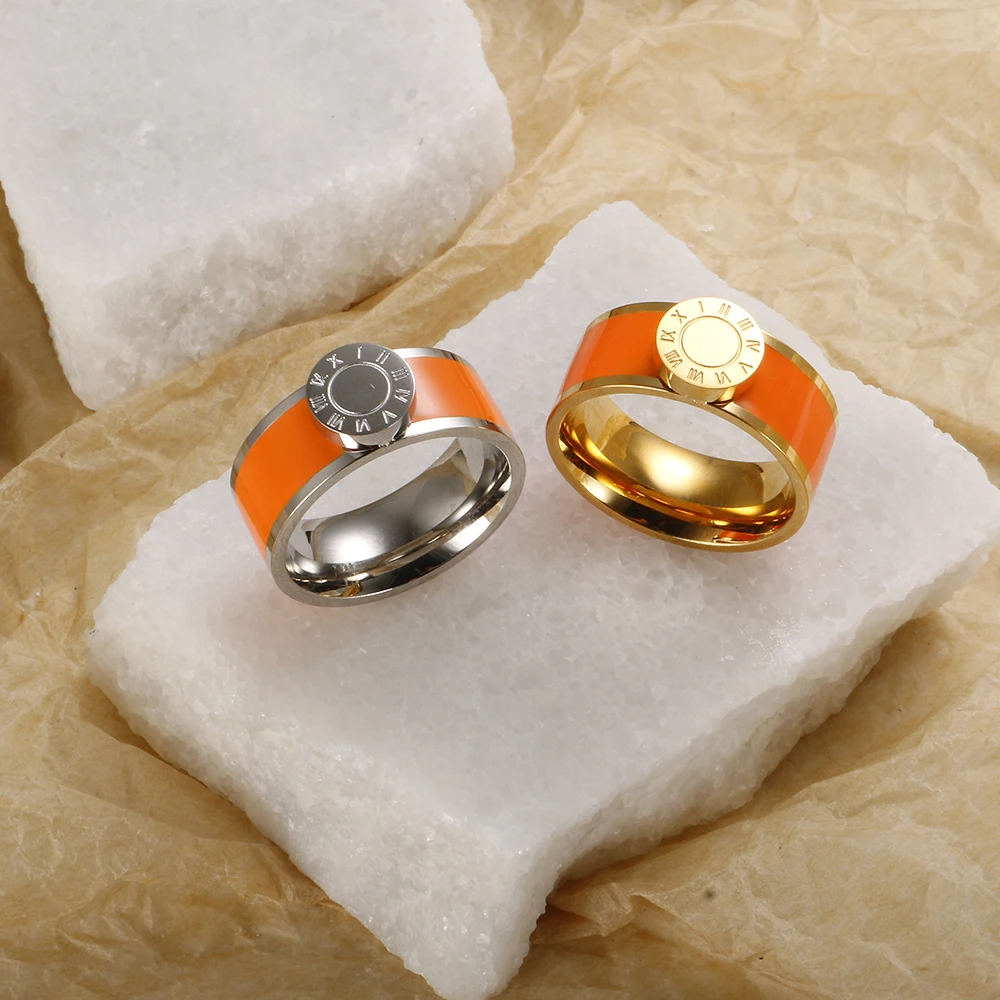 Bague médaillon romain — couleurs émaillées — vue 3
