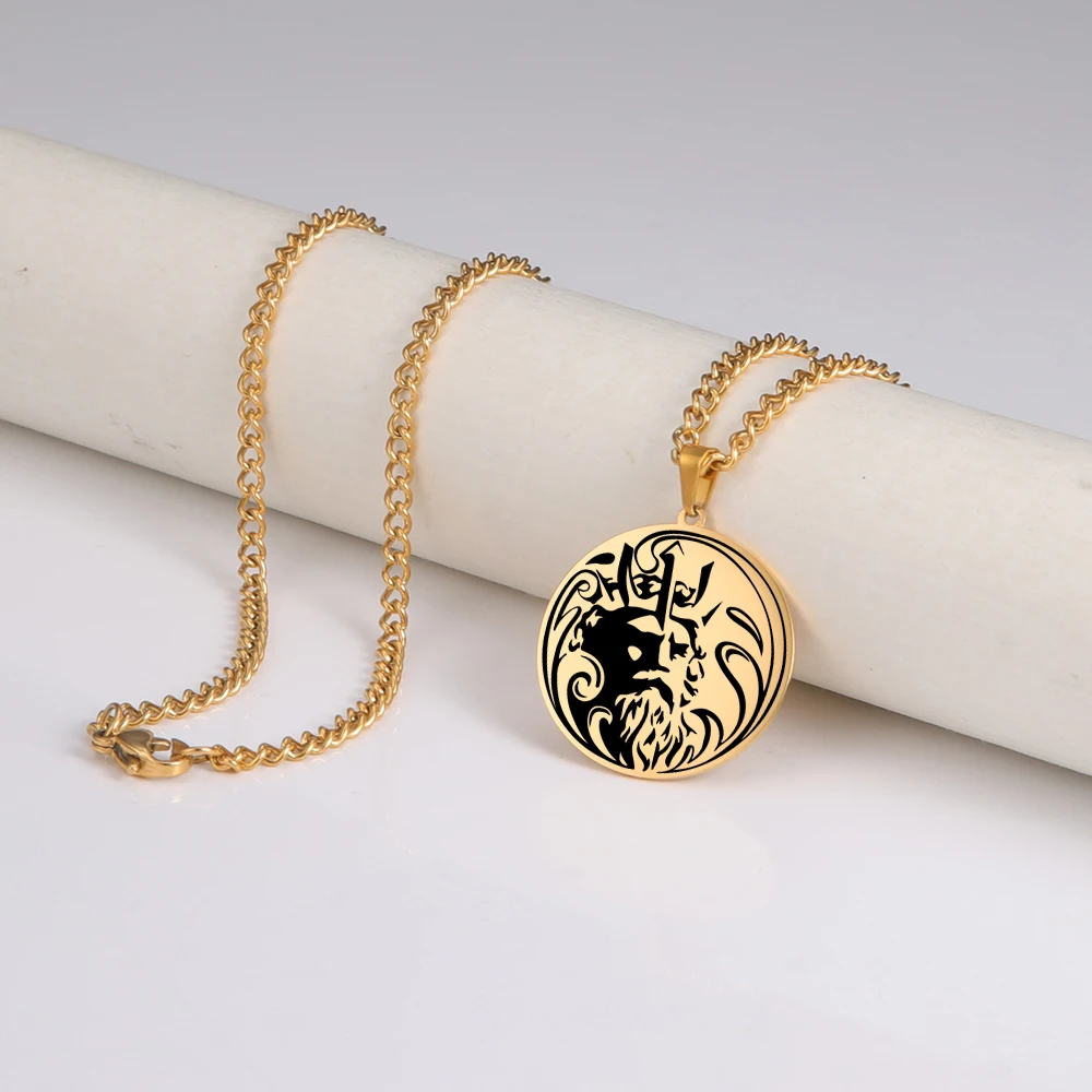 Collier Poséidon — finition dorée